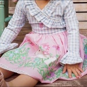 Eleanor Rose bunny trail dress